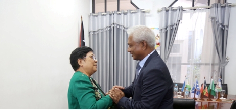 Secretário Executivo recebido em audiência pela Presidente do Parlamento de Timor-Leste 