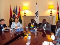 Presidente da Assembleia Nacional Popular da Guiné-Bissau visita sede da CPLP