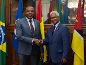  Secretário Executivo recebe Ministro da Aviação Civil da Guiné Equatorial