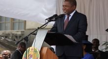 Secretário Executivo na tomada de posse do Presidente de Moçambique