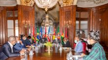 Secretário Executivo recebe Ministro da Cultura, Turismo e Ambiente de Angola