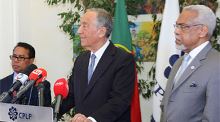 Presidente da República Portuguesa visita Sede da CPLP